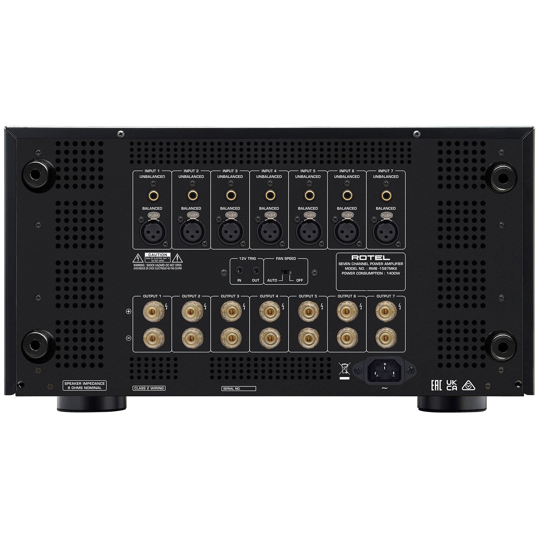 Rotel RMB-1587MKII Multi-Channel Power Amplifier