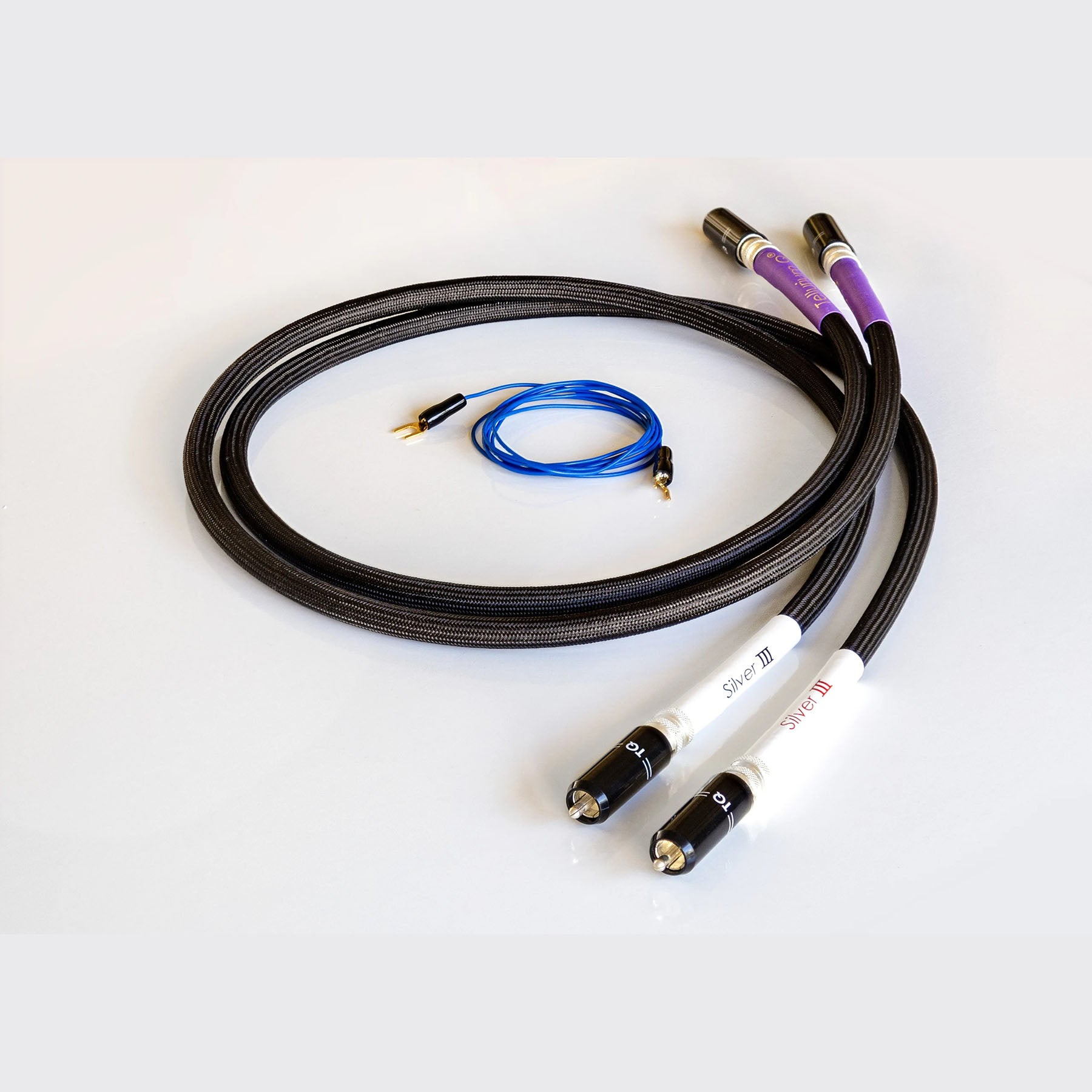 Tellurium Q Silver III Tone Arm RCA Cable
