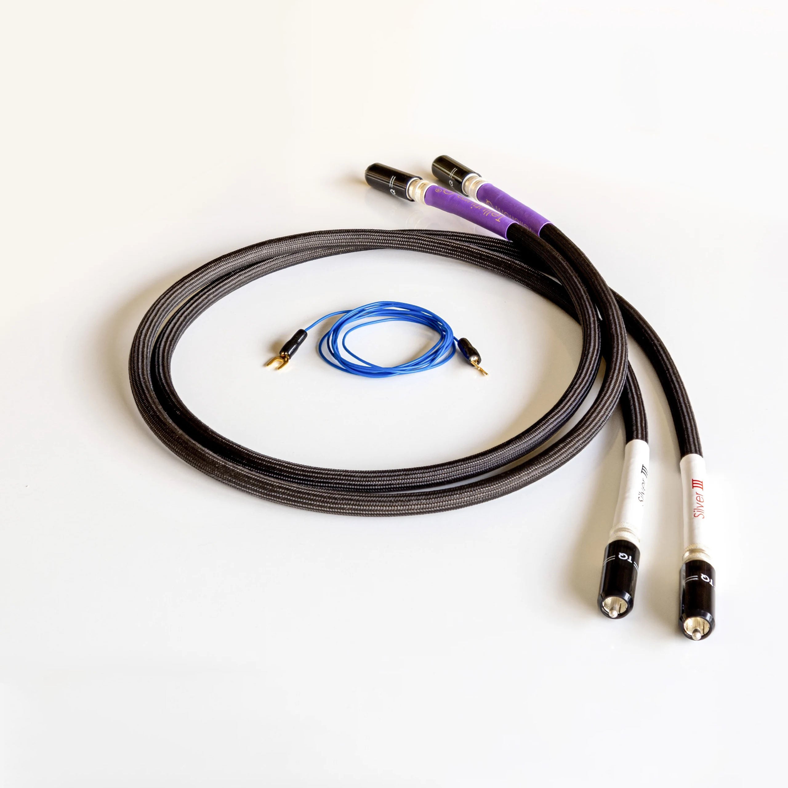 Tellurium Q Silver III Tone Arm RCA Cable