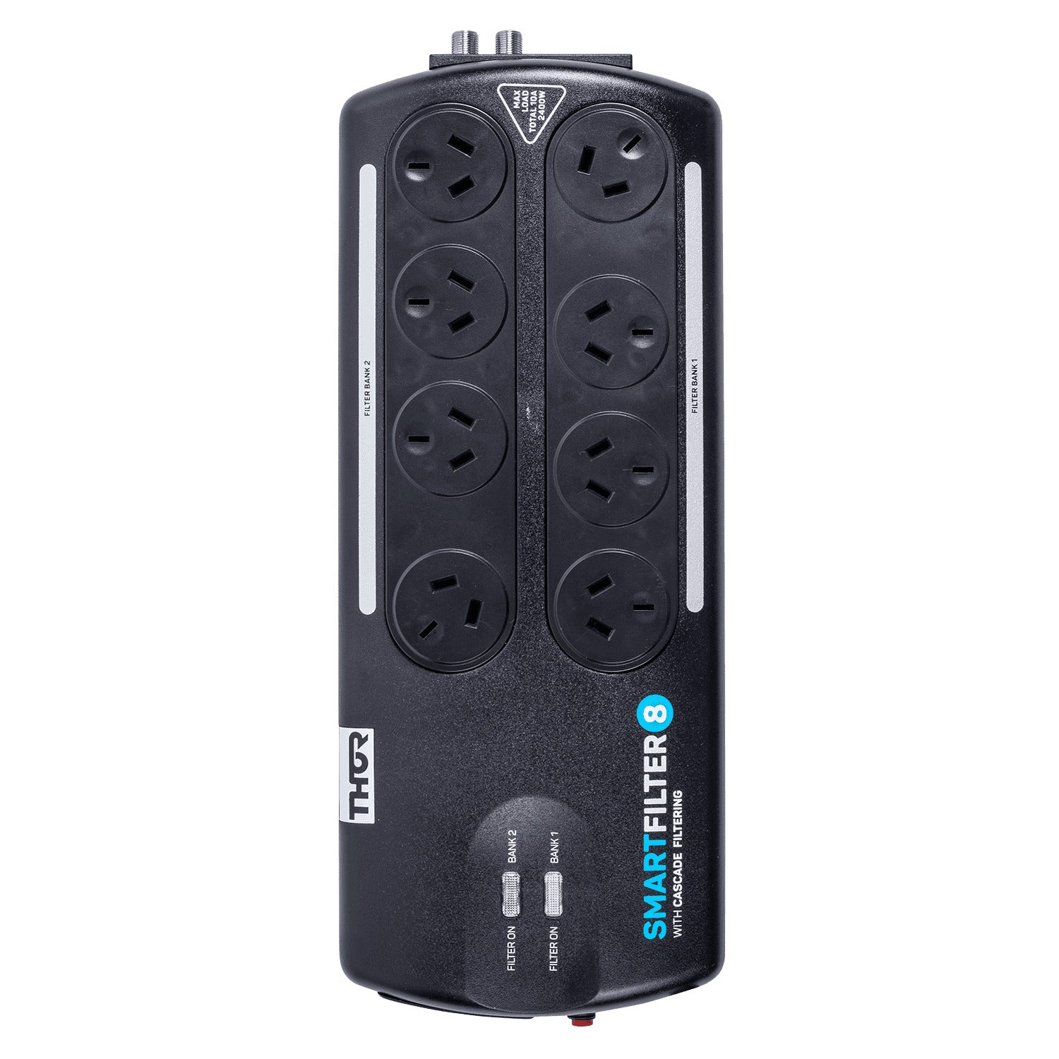 THOR B8+ Smartfilter 8-Way Surge Protector with Advanced Filtration