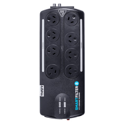 THOR B8+ Smartfilter 8-Way Surge Protector with Advanced Filtration