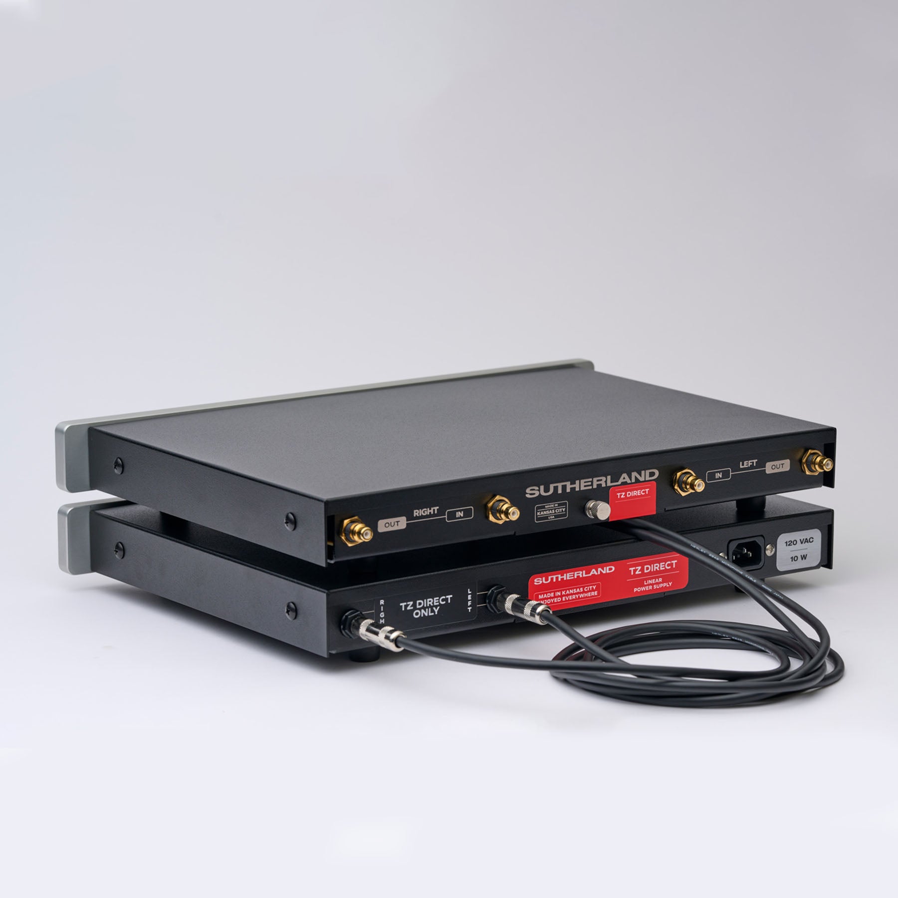 Sutherland Engineering TZ Direct Trans-Impedance Input Twin Chassis Phono Preamplifier