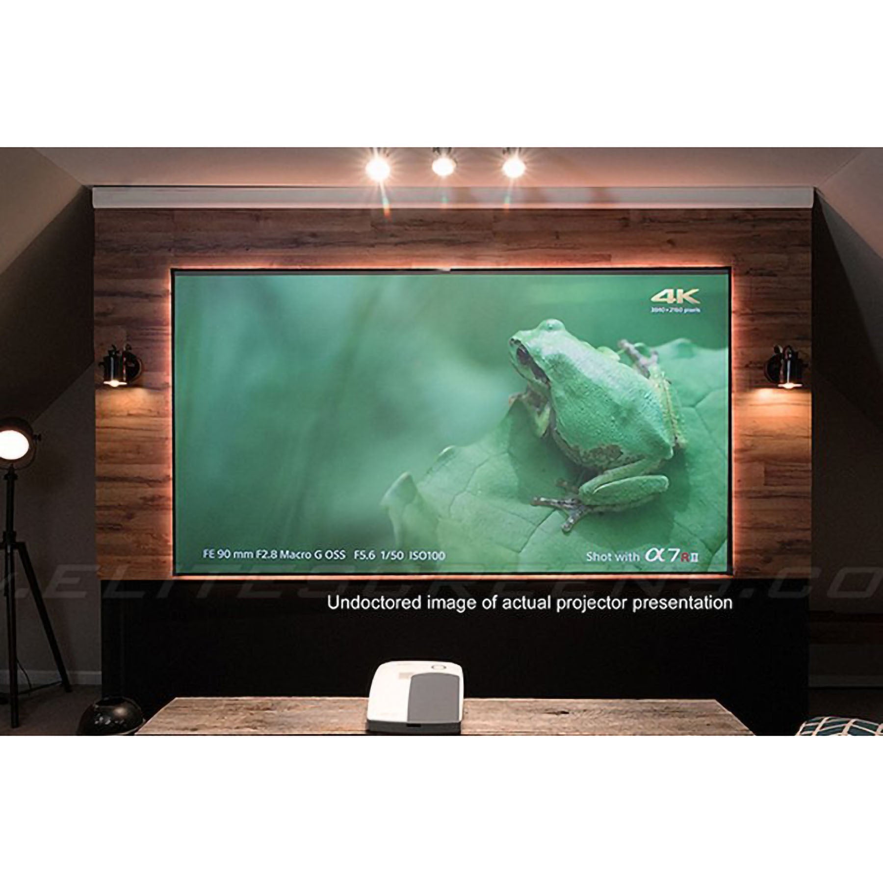 Elite Screens AR120H-CLR Aeon CLR 120" 16:9 4K for Ultra Short Throw Projectors with Ceiling Light Rejecting