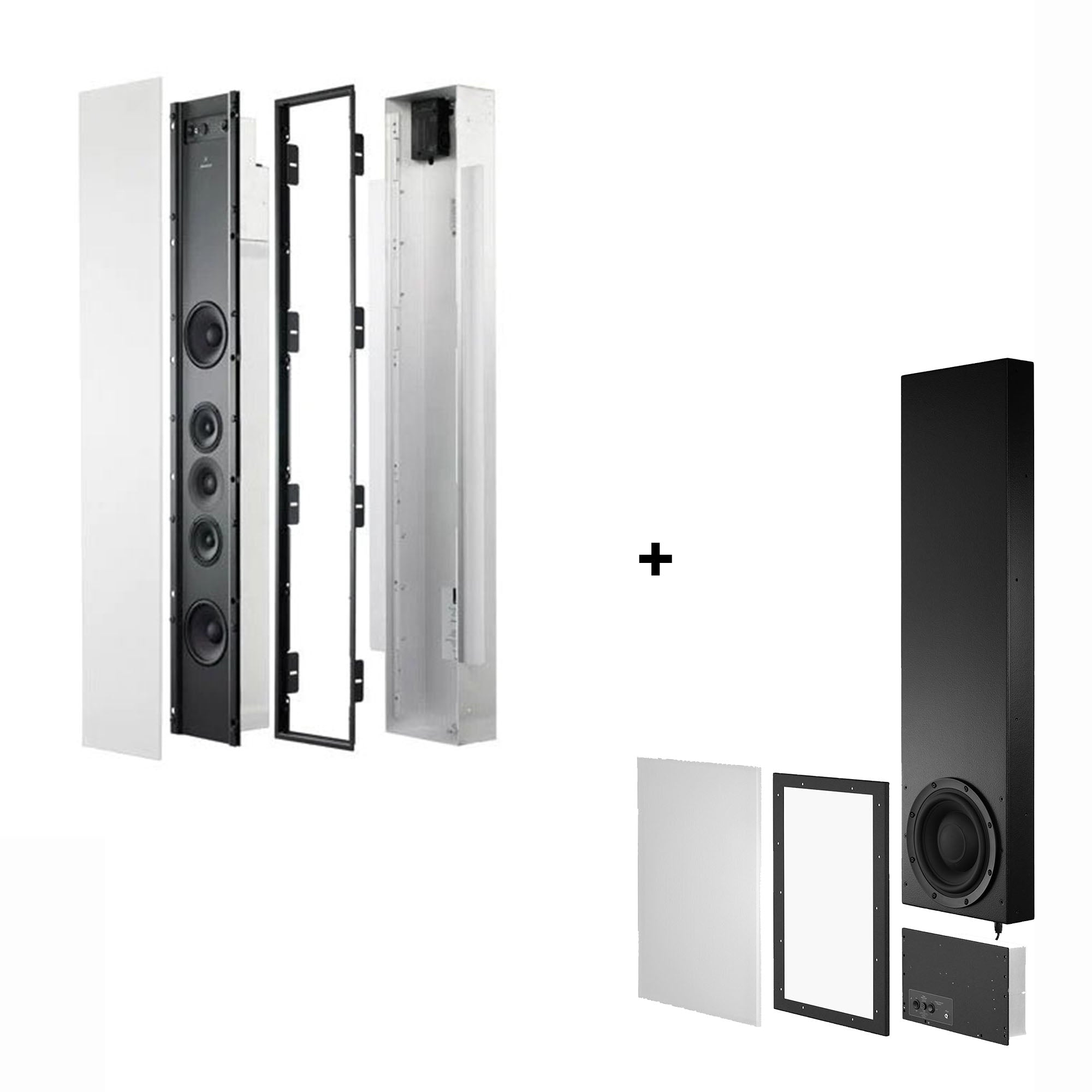 Meridian in wall sales speakers