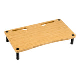 PLENQ Bamboo-1 Single Shelf with Legs