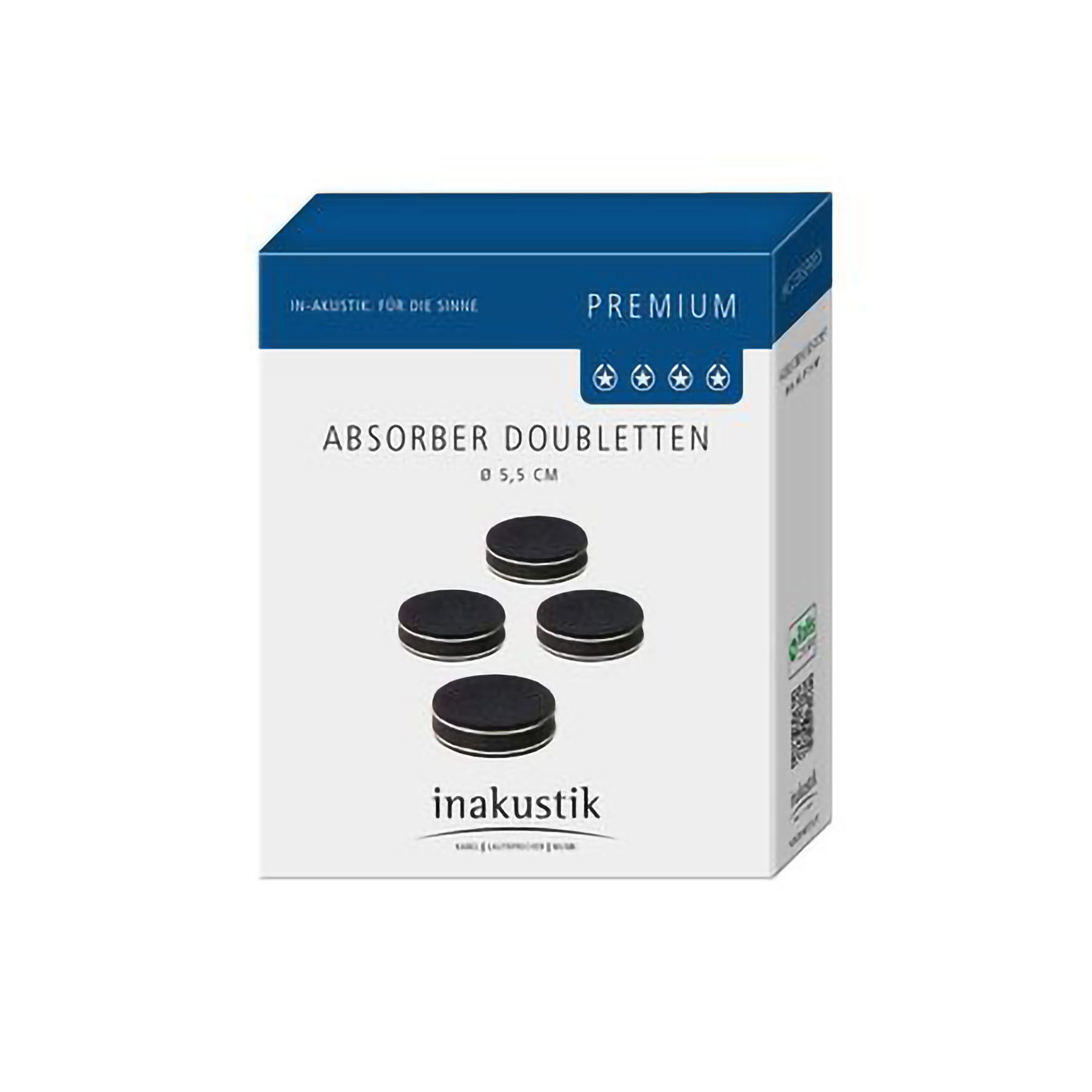 Inakustik Premium Doublette Rubber Damping Shock Absorber (set of 4)