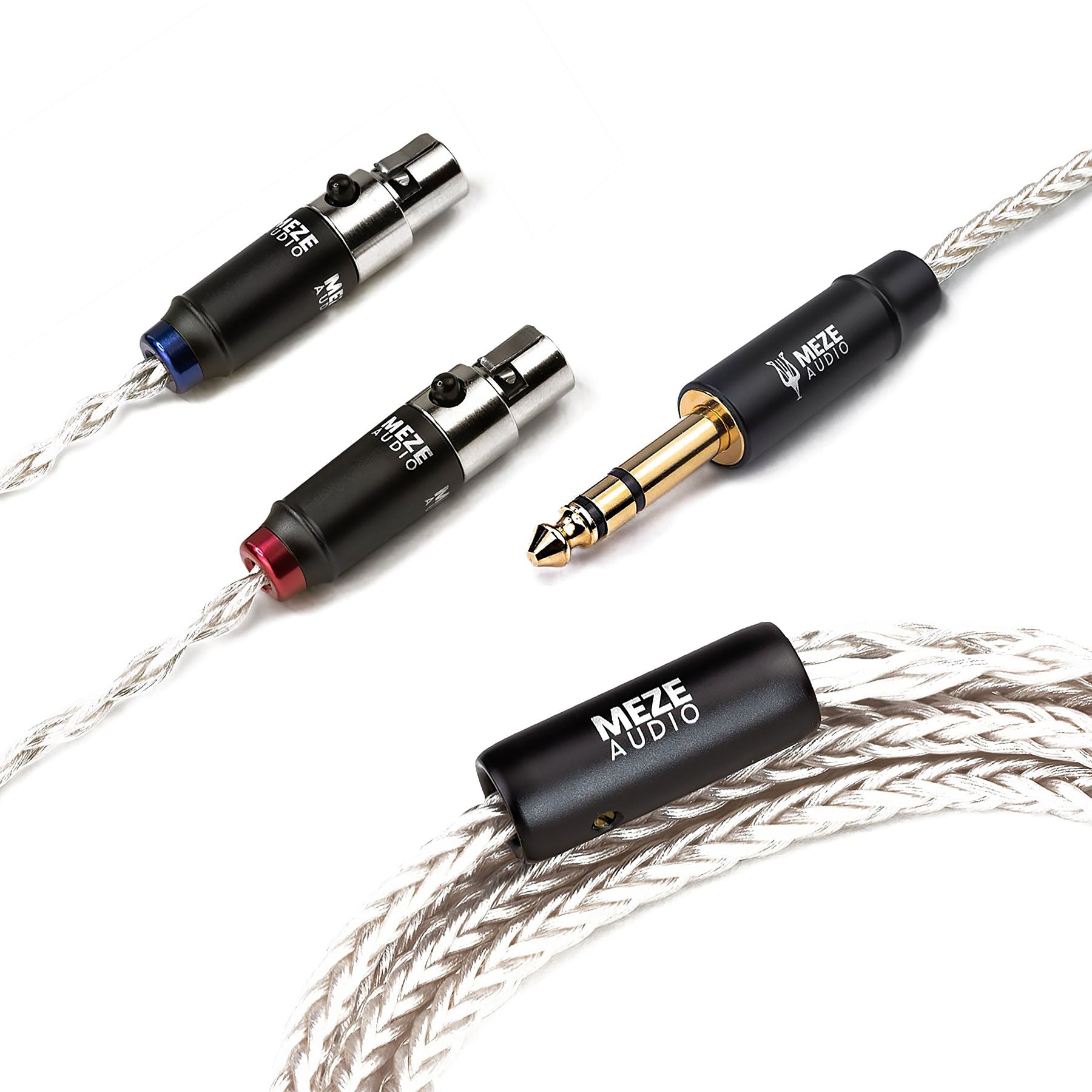 Meze Audio Mini XLR to 4-pin XLR Balanced Silver Plated PCUHD Premium Cable