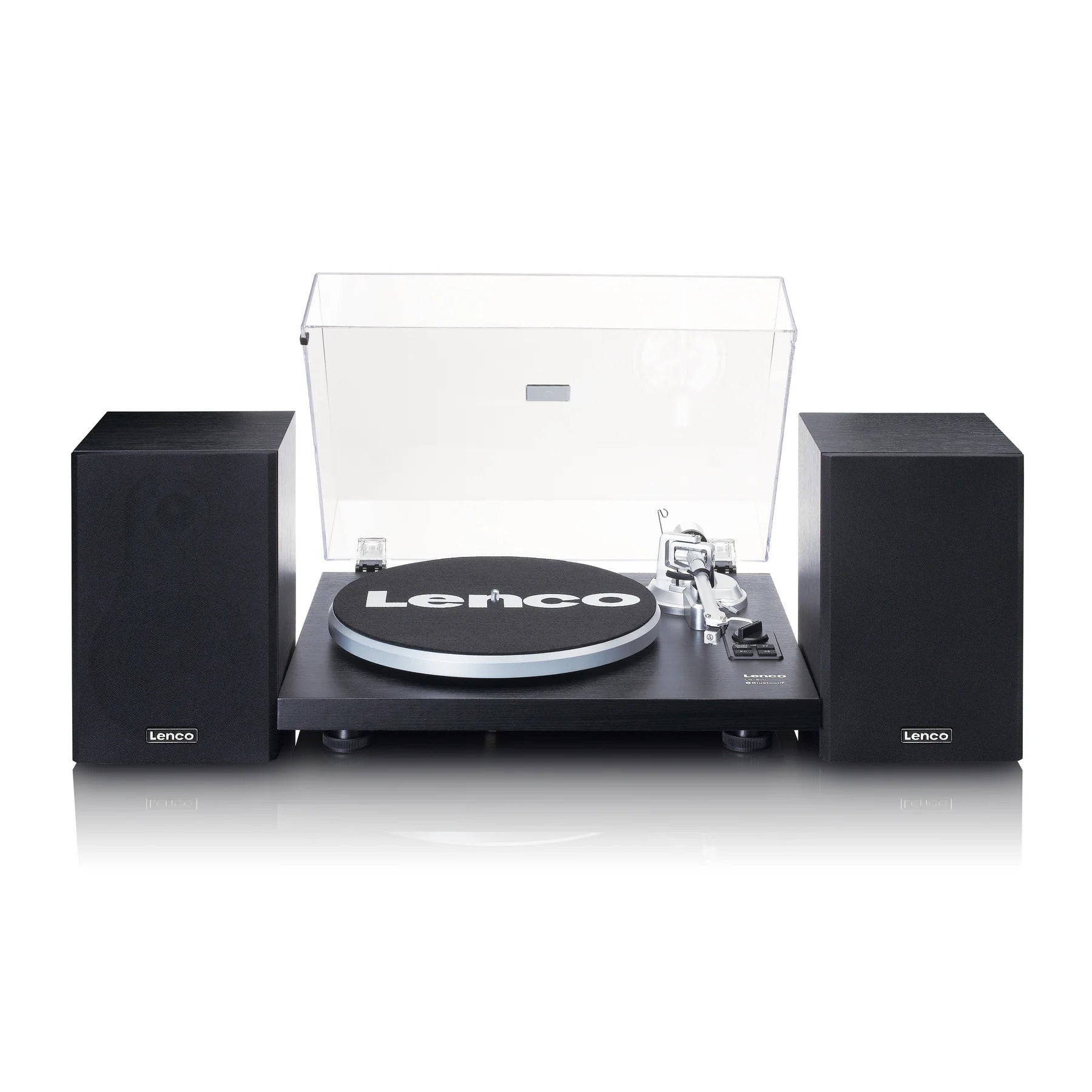 Lenco LS 500 Turntable Music System with Two 30W External Speakers