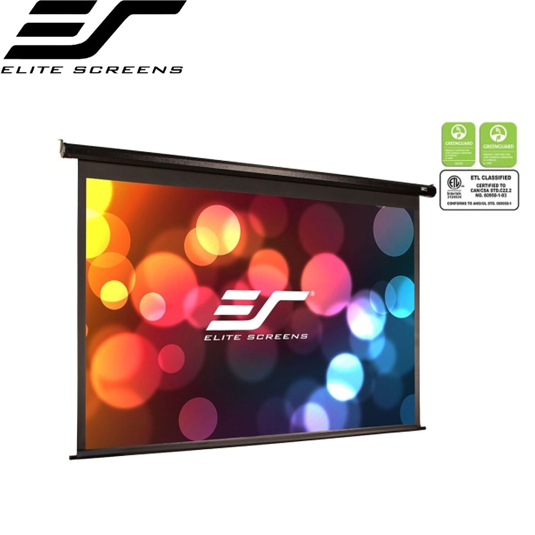 Elite Screens ELECTRIC100H-AUHD Spectrum 100" AcousticPro UHD Acoustically Transparent Electric Screen