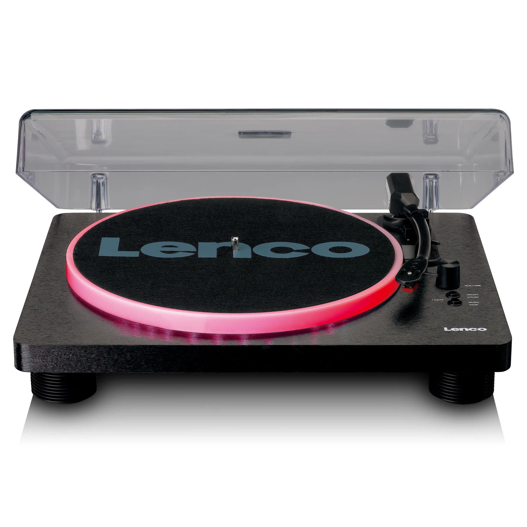 Lenco LS-50LED Turntable with PC Encoding, Speakers and Lights