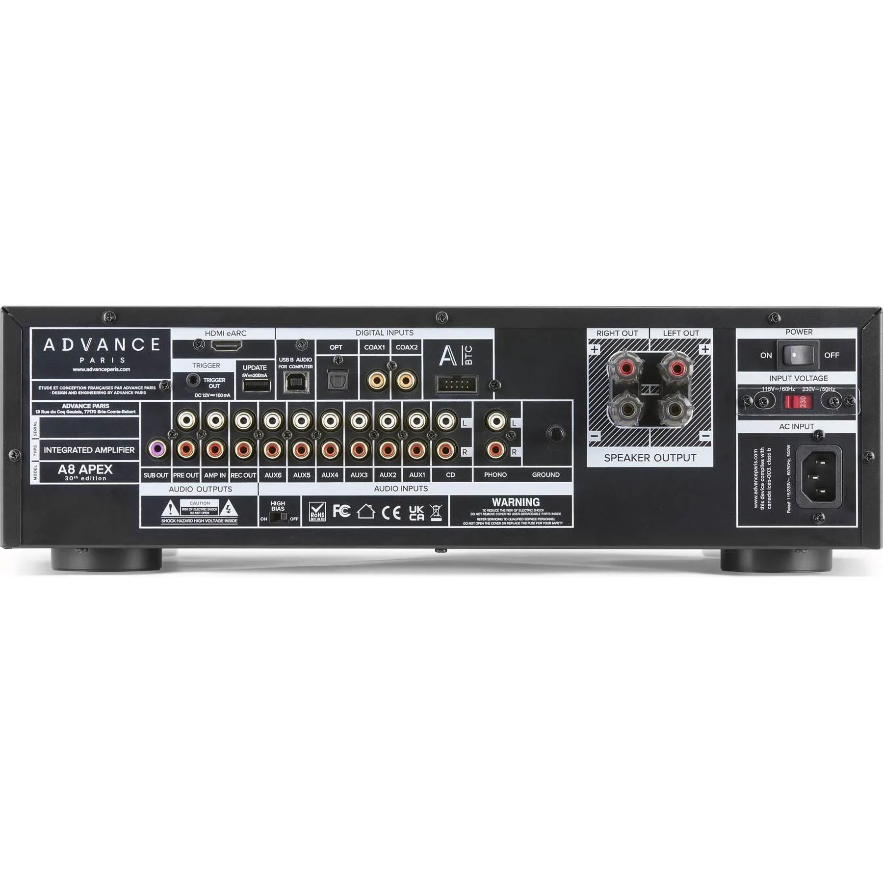 Advance Paris A8 APEX Integrated Amplifier