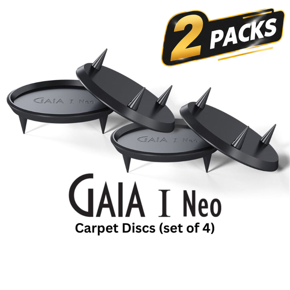 IsoAcoustics Gaia I Neo Carpet Discs (set of 4) - 2 packs