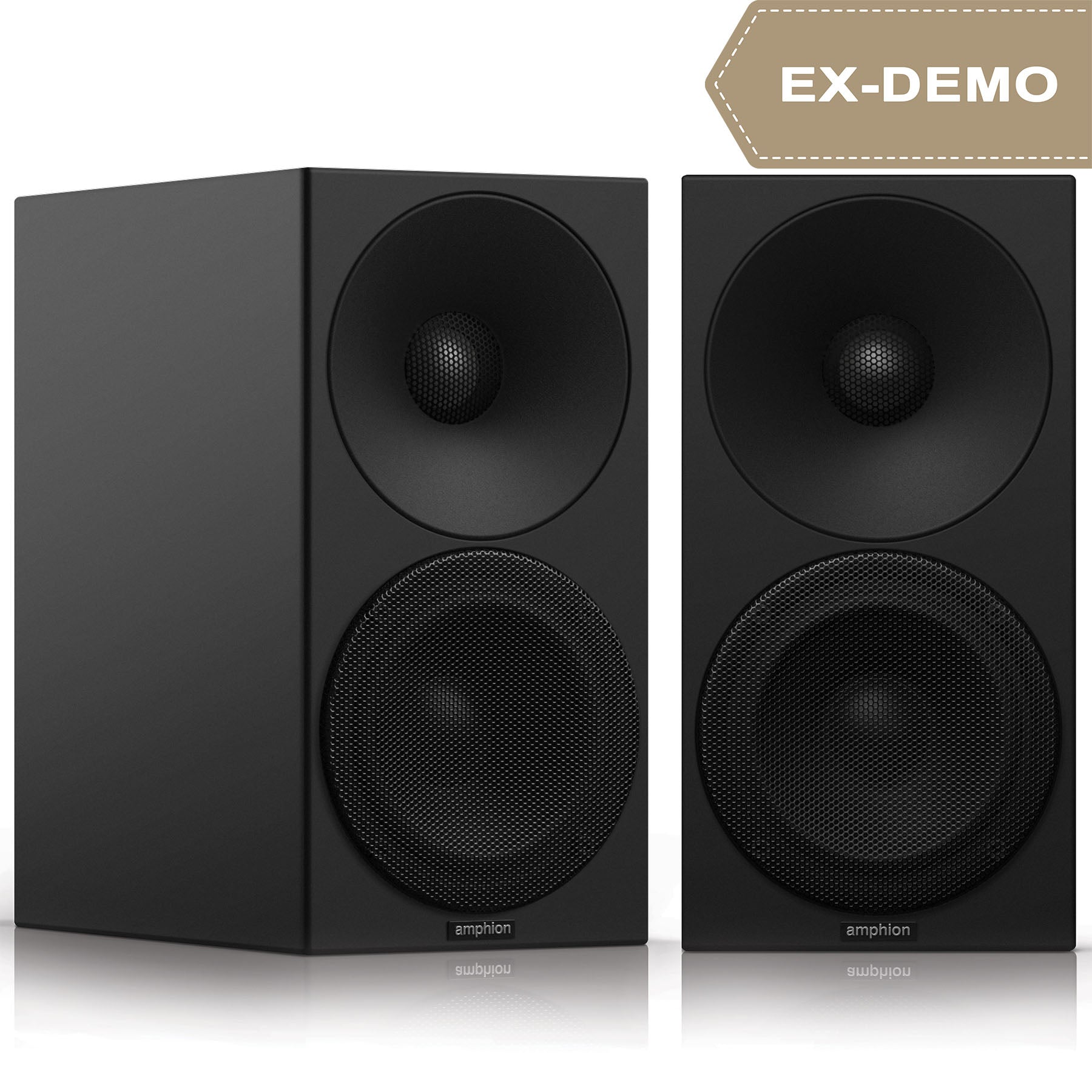 [Ex-demo] Amphion Helium410 Bookshelf Speakers (pair) - Black