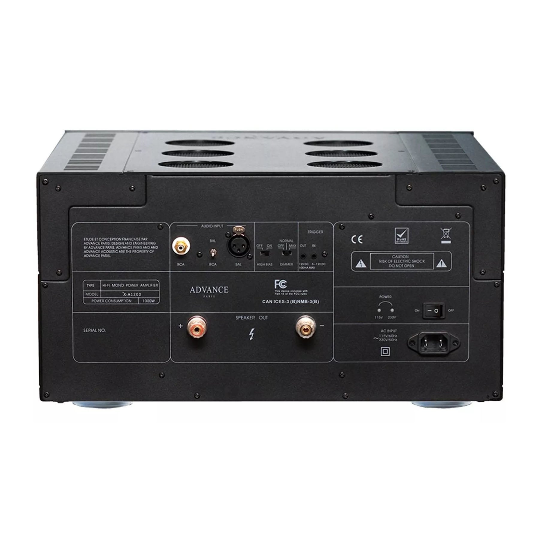 Advance Paris X-A1200 Power Amplifier