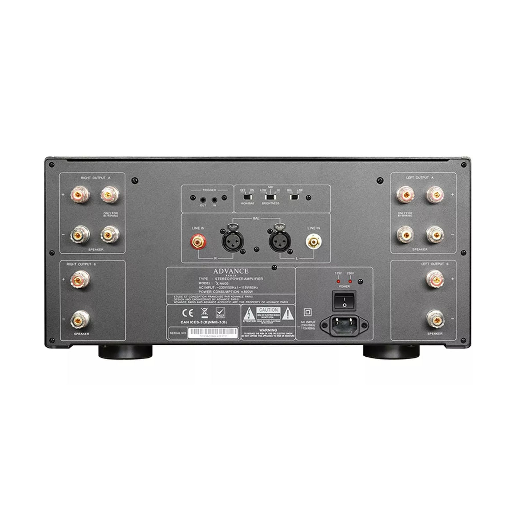 Advance Paris X-A600 Power Amplifier
