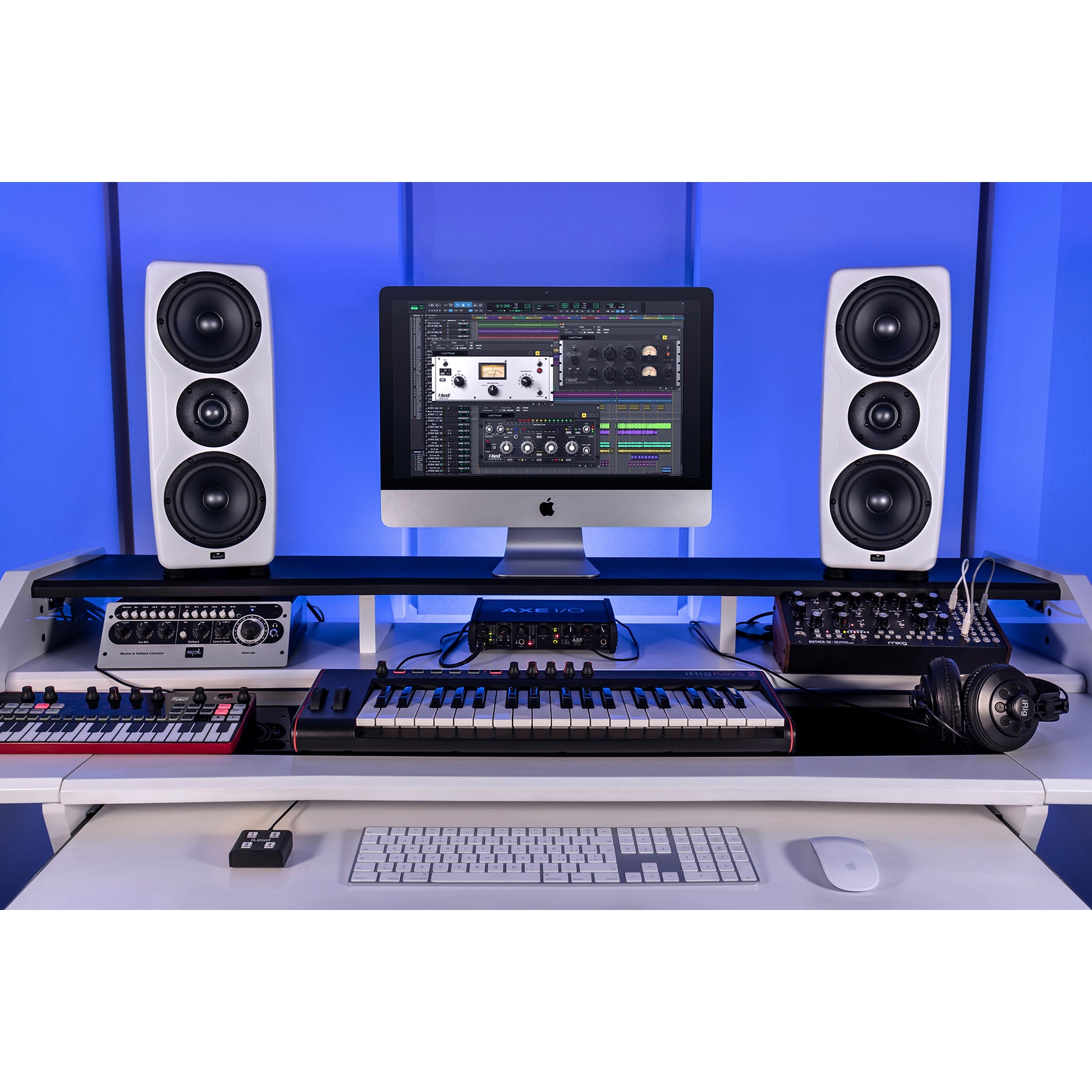 IK Multimedia iLoud Precision MTM Active 2-way 175W Dual 5 inch Studio Monitor (single)