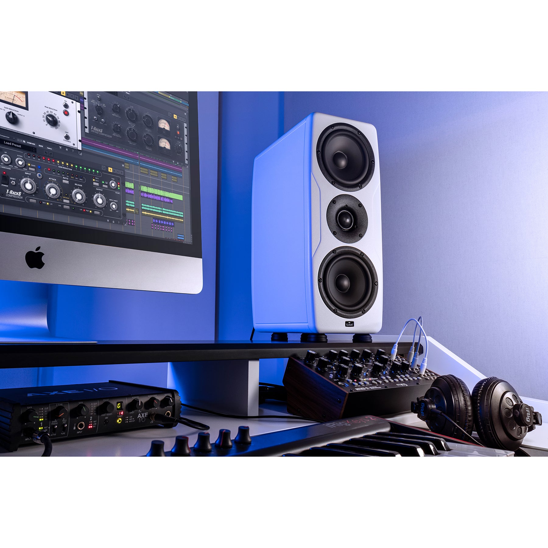 IK Multimedia iLoud Precision MTM Active 2-way 175W Dual 5 inch Studio Monitor (single)