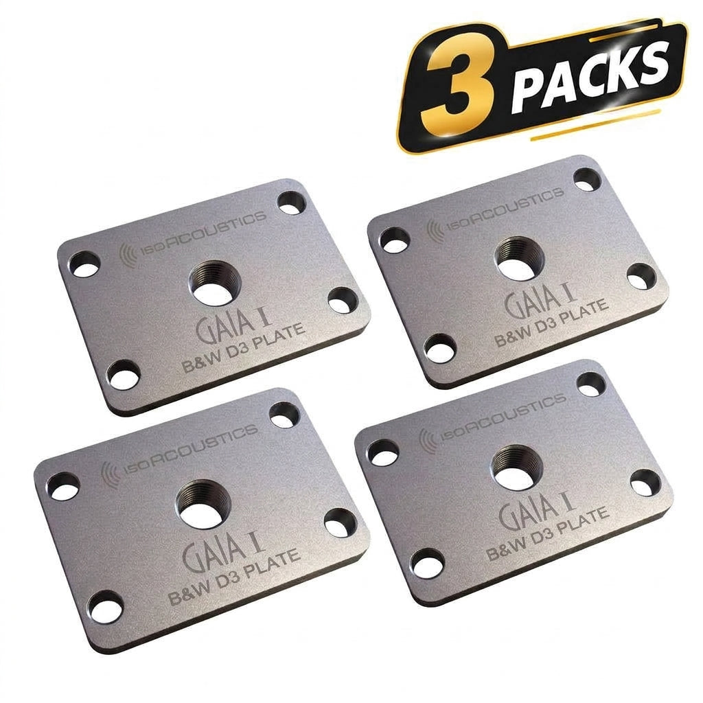 IsoAcoustics Gaia B&W D3 Plates (set of 4) - 3 packs