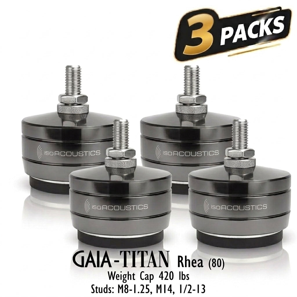 IsoAcoustics Gaia Titan Rhea 80 (set of 4) - 3 packs