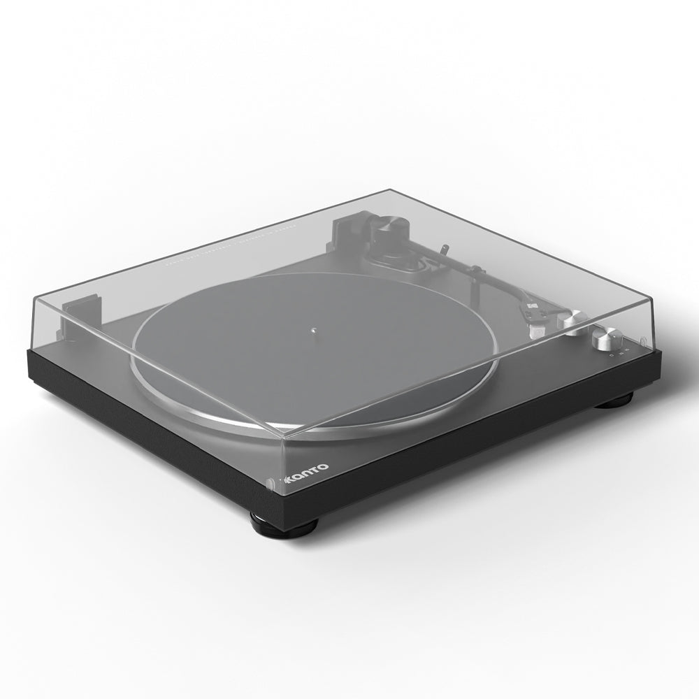 Kanto OBI3 Turntable with Bluetooth 5.3, Preamp, and Pitch Control - Matte Black