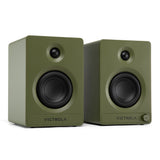 Victrola Tempo Bookshelf Speakers - Green