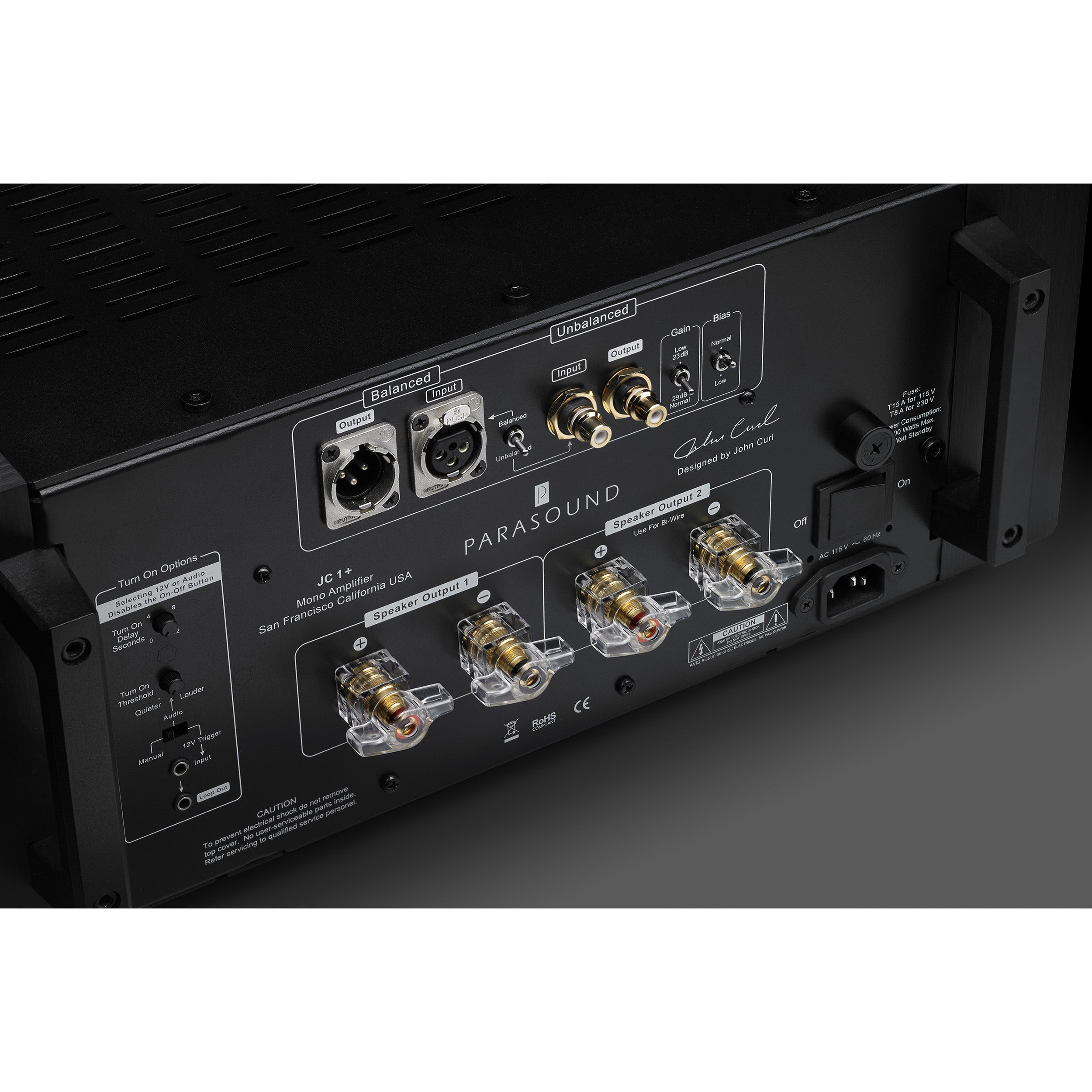 Parasound Halo JC 1+ Mono Power Amplifier by John Curl