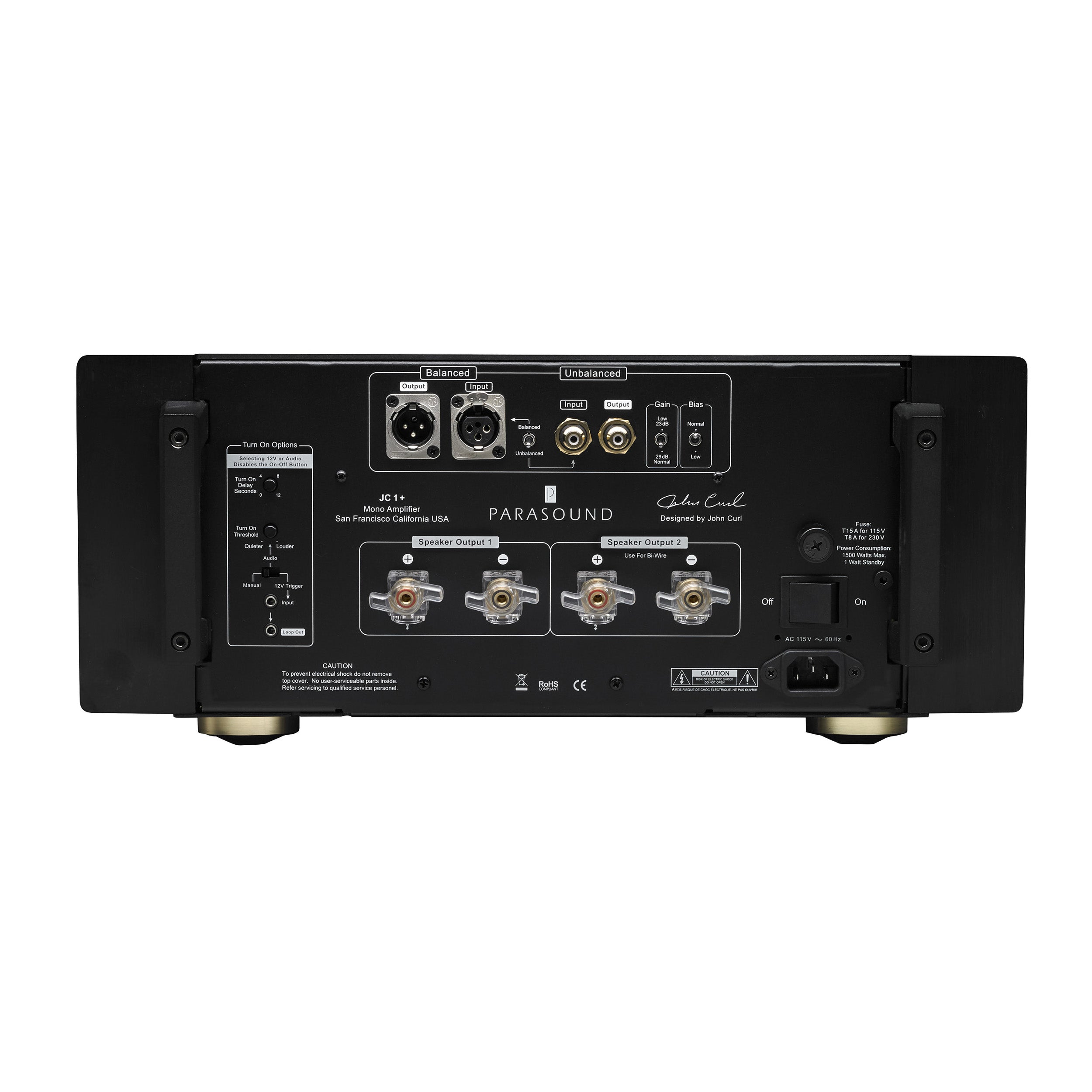 Parasound Halo JC 1+ Mono Power Amplifier by John Curl
