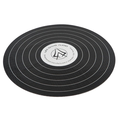 Les Davis Audio 33 1/3D High Performance Record Slipmat with 4 3D Footerrs