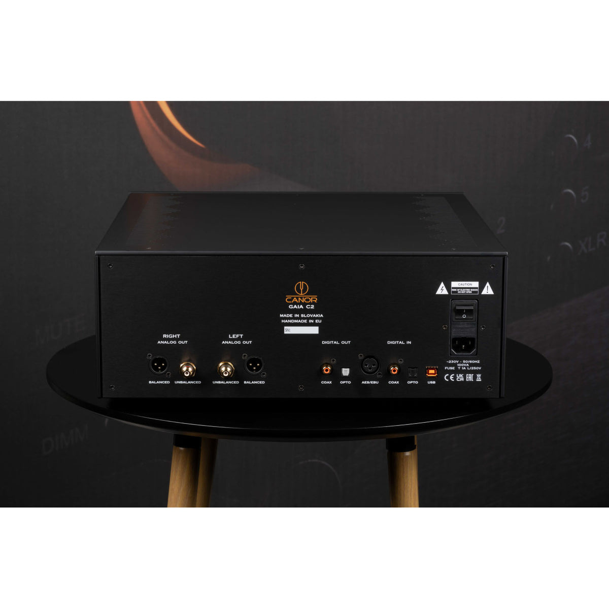 Canor Gaia C2 Tube DAC with CD Player, Premium Line
