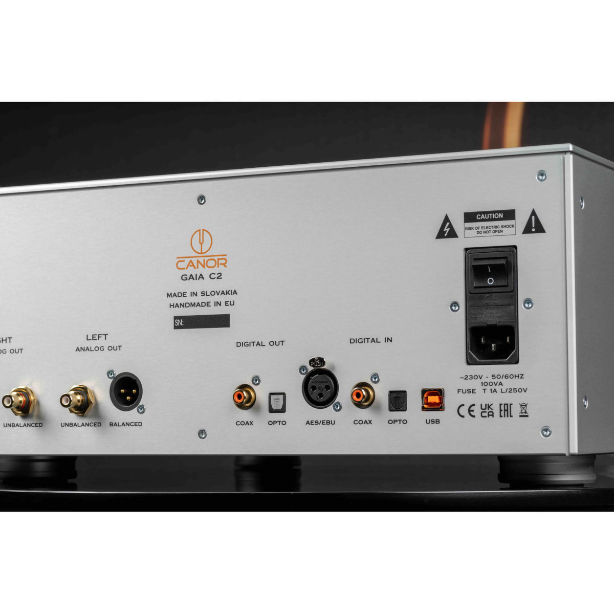 Canor Gaia C2 Tube DAC with CD Player, Premium Line