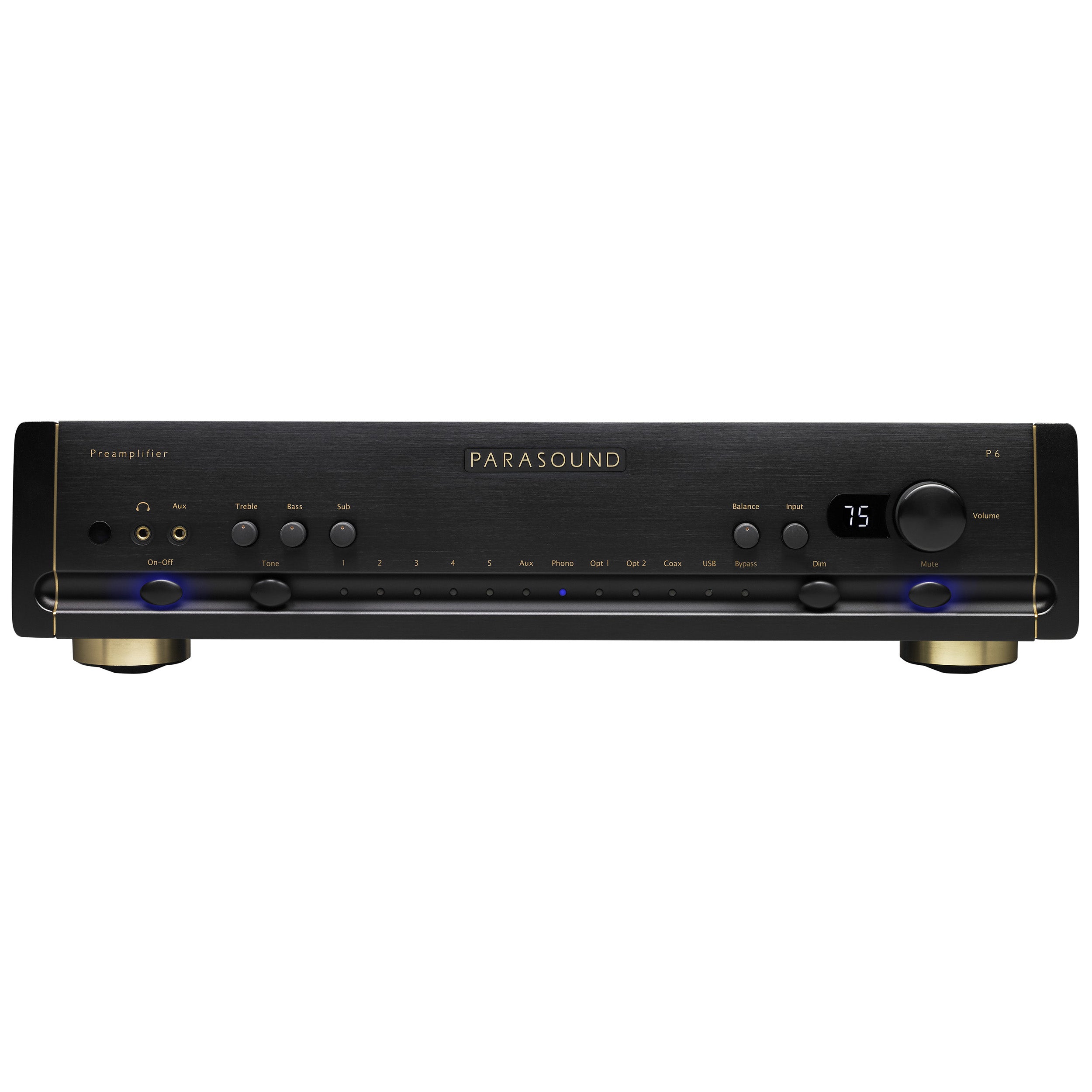 Parasound P6 2.1 Channel Preamplifier and DAC
