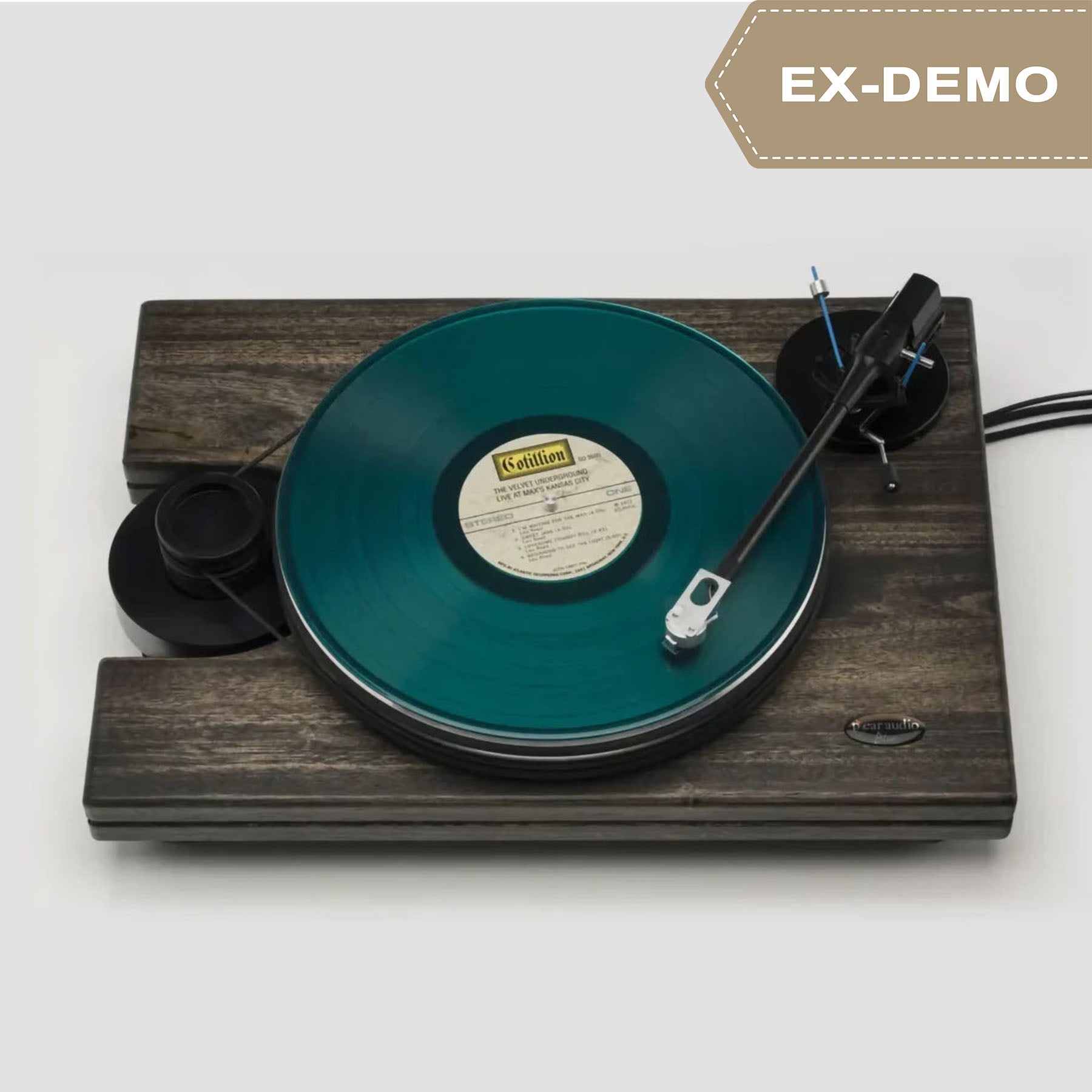 [Ex-demo] Pear Audio Kid Howard Turntable with Cornet 2 Tonerarm - Wood