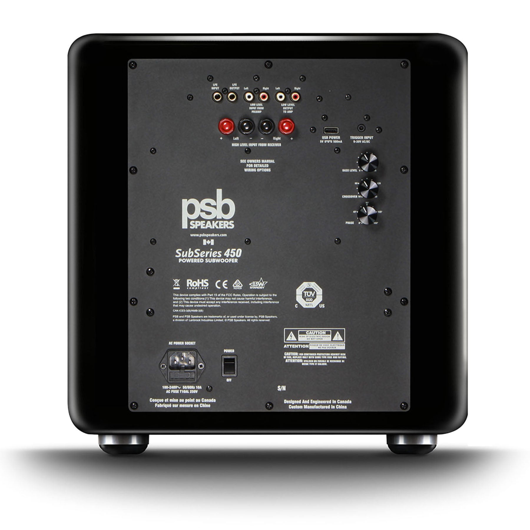 PSB SubSeries 450 – 12 Inch DSP Subwoofer