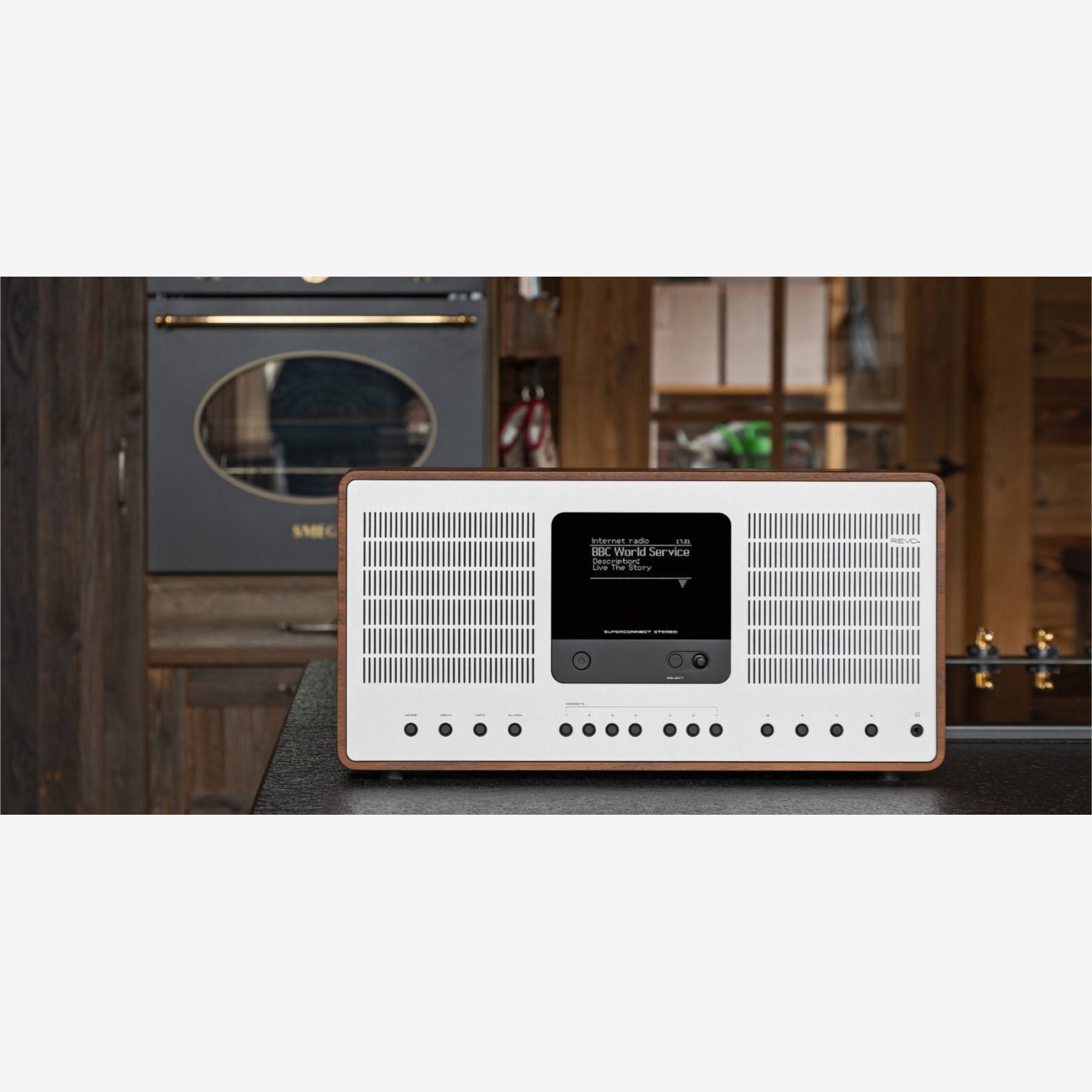 REVO SuperConnect Stereo DAB+/ FM Digital Internet Radio with Bluetooth
