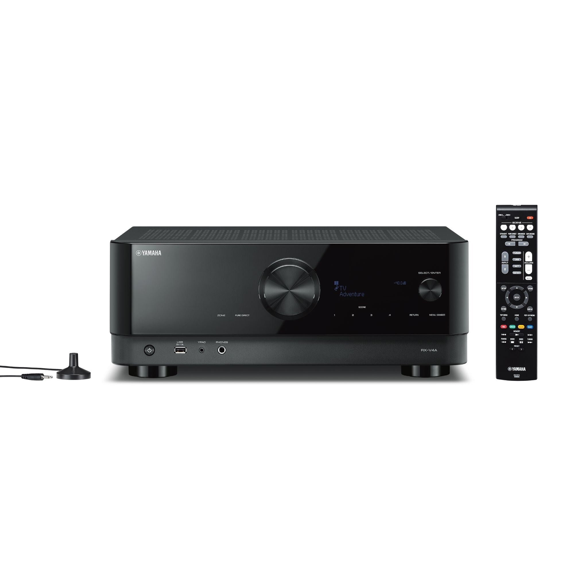 Yamaha RX-V4A 5.2-Channel AV Receiver with 8K HDMI and MusicCast
