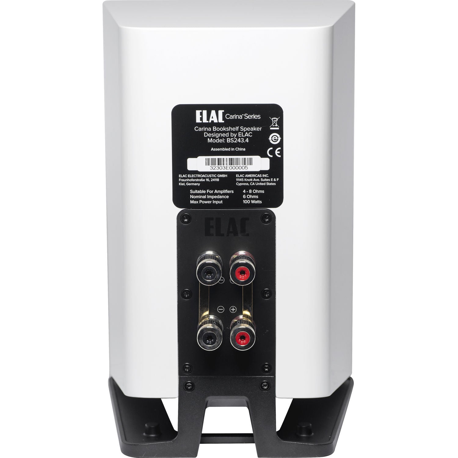 ELAC Carina BS243.4 Bookshelf Speakers (pair)