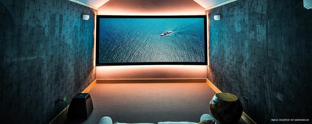 Meridian DSW.2 Digital Active Subwoofer movie room