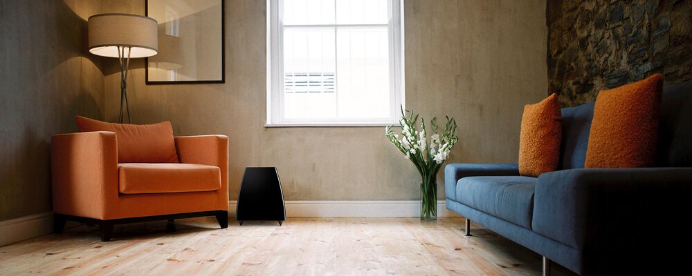 Meridian DSW.2 Digital Active Subwoofer by the window