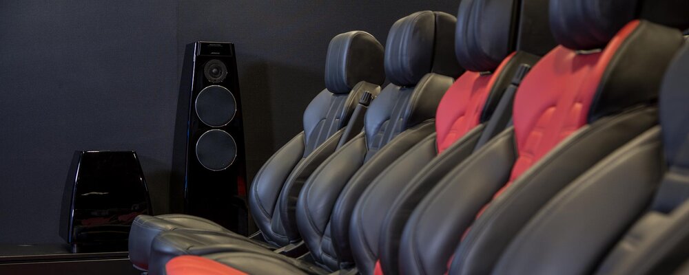 Meridian DSW.2 Digital Active Subwoofer theatre shot