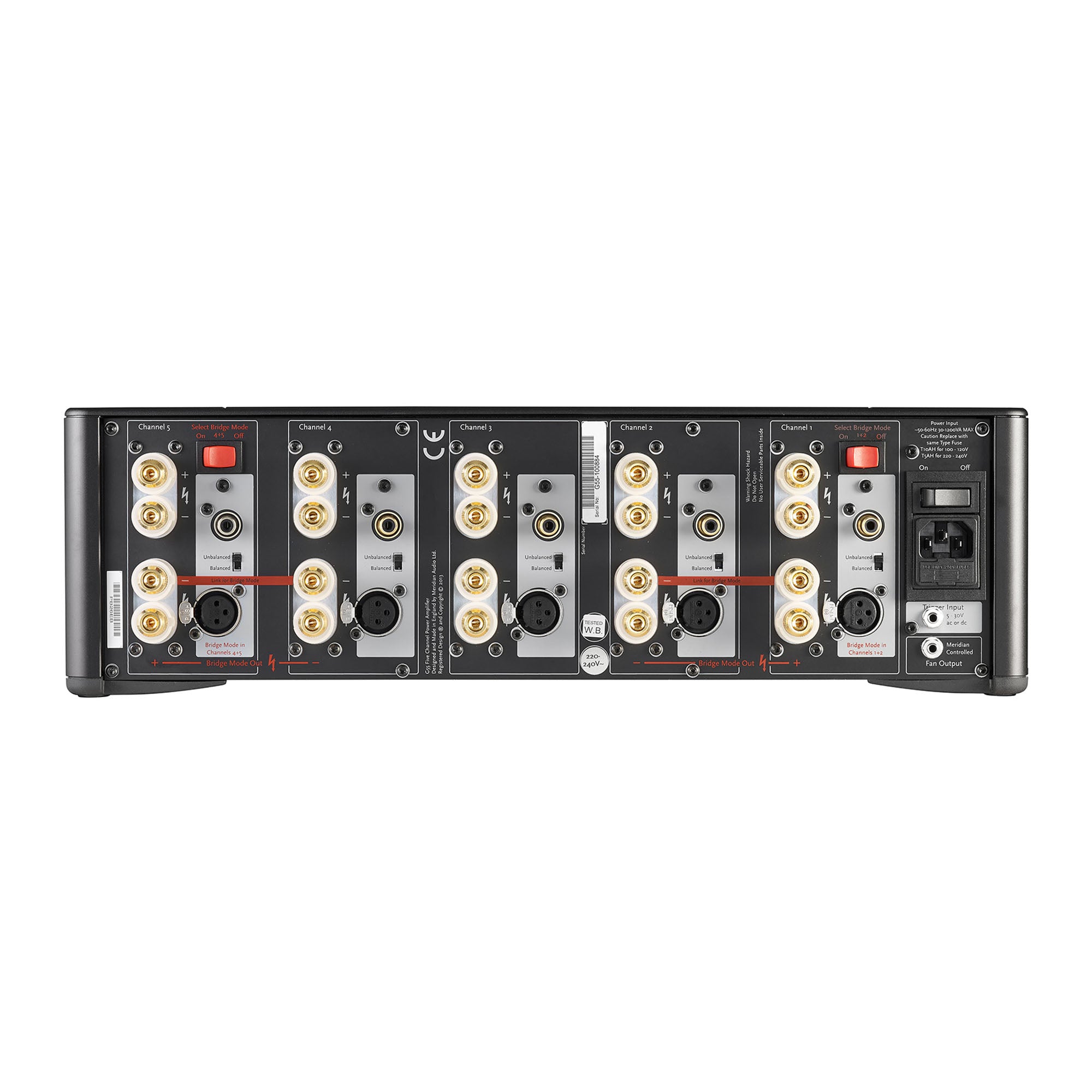 Meridian G55 5-channel Power Amplifier - Black
