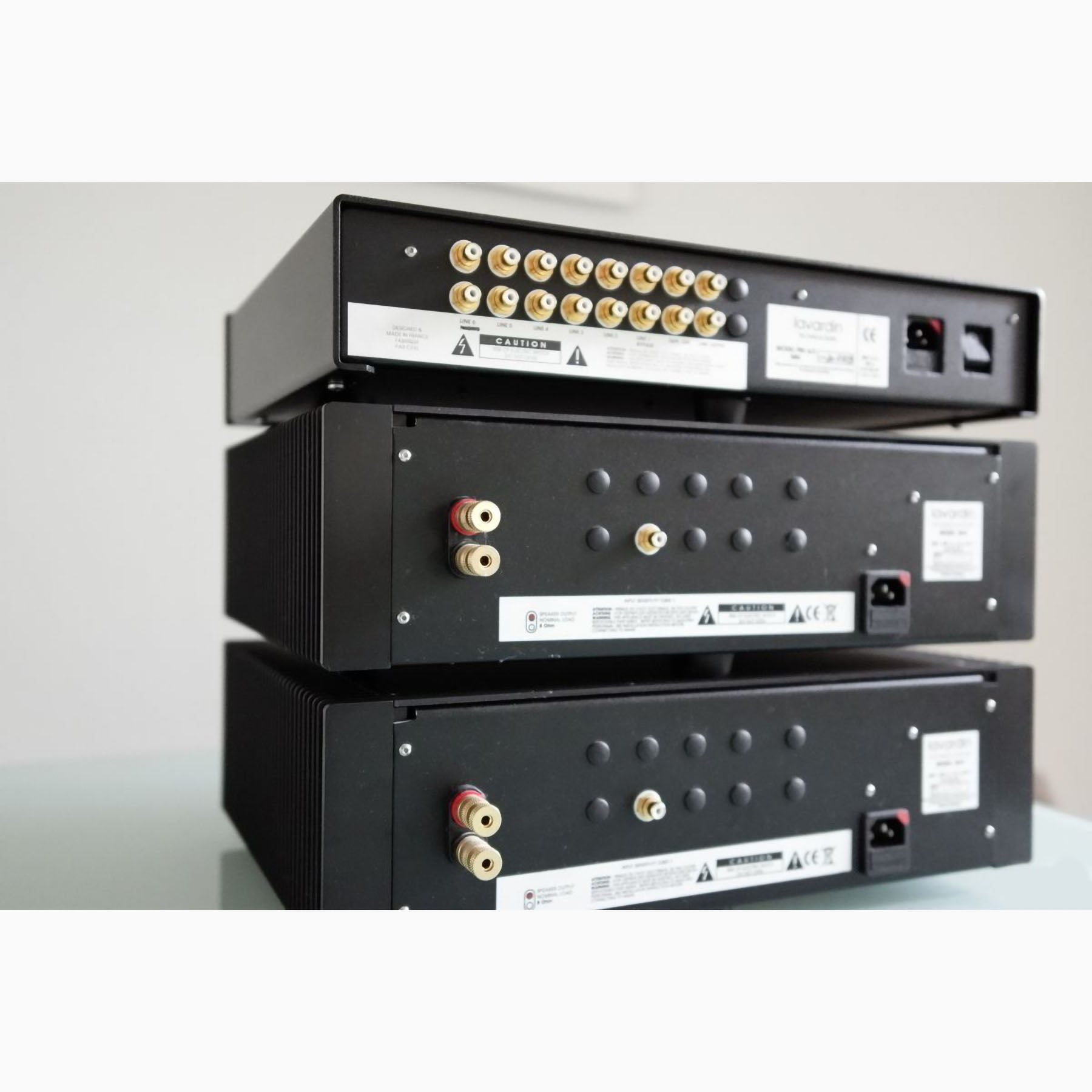 Lavardin CX42 Reference Line Preamplifier and MAP Monoral Power Amplifier Combo