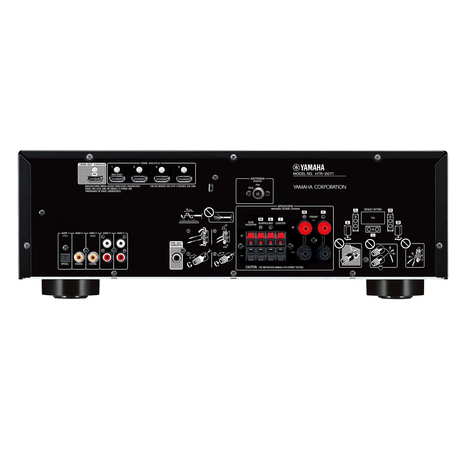 Yamaha YHT-1840 5.1-Channel Powerful and Dynamic Surround System