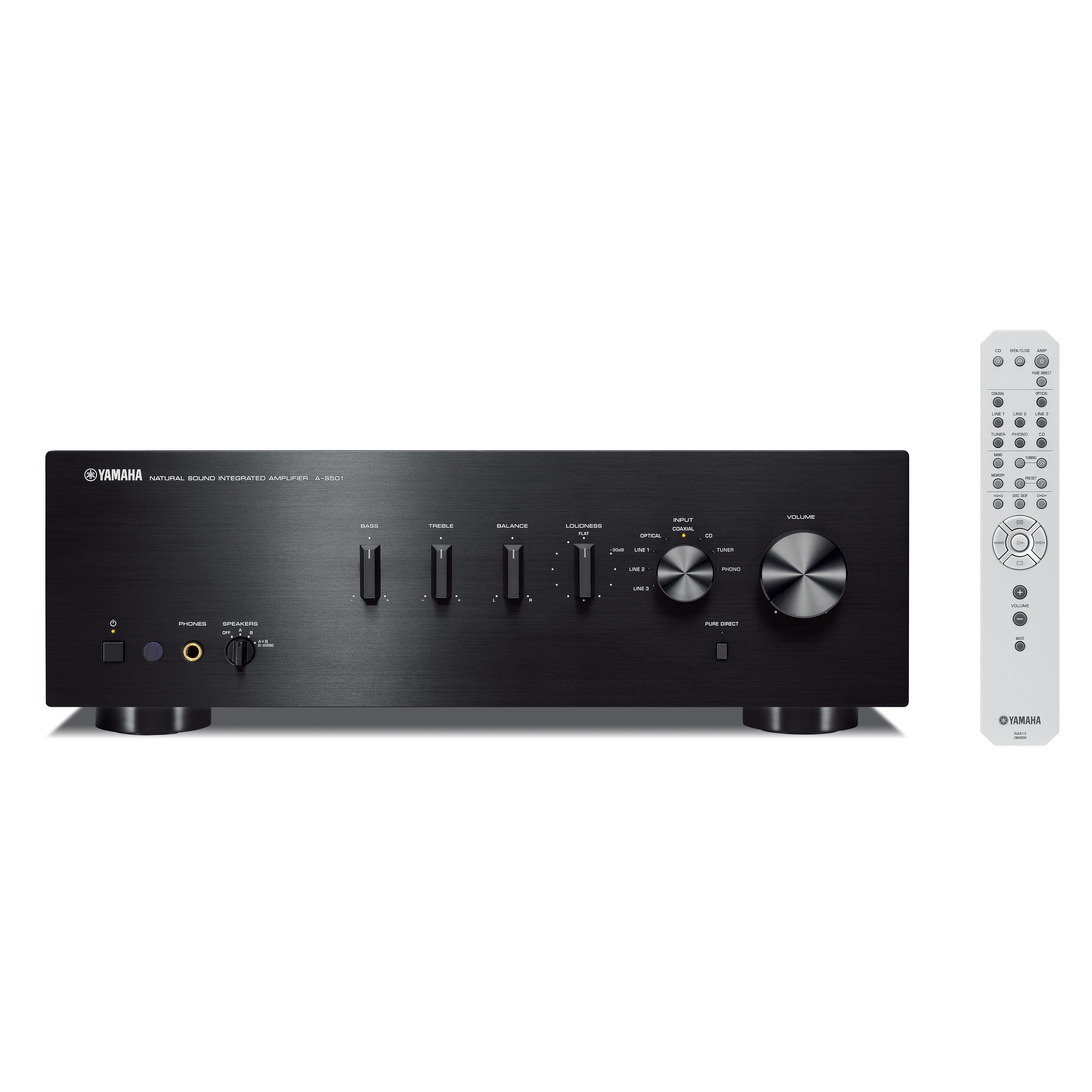 Yamaha A-S501 Integrated Amplifier (black)