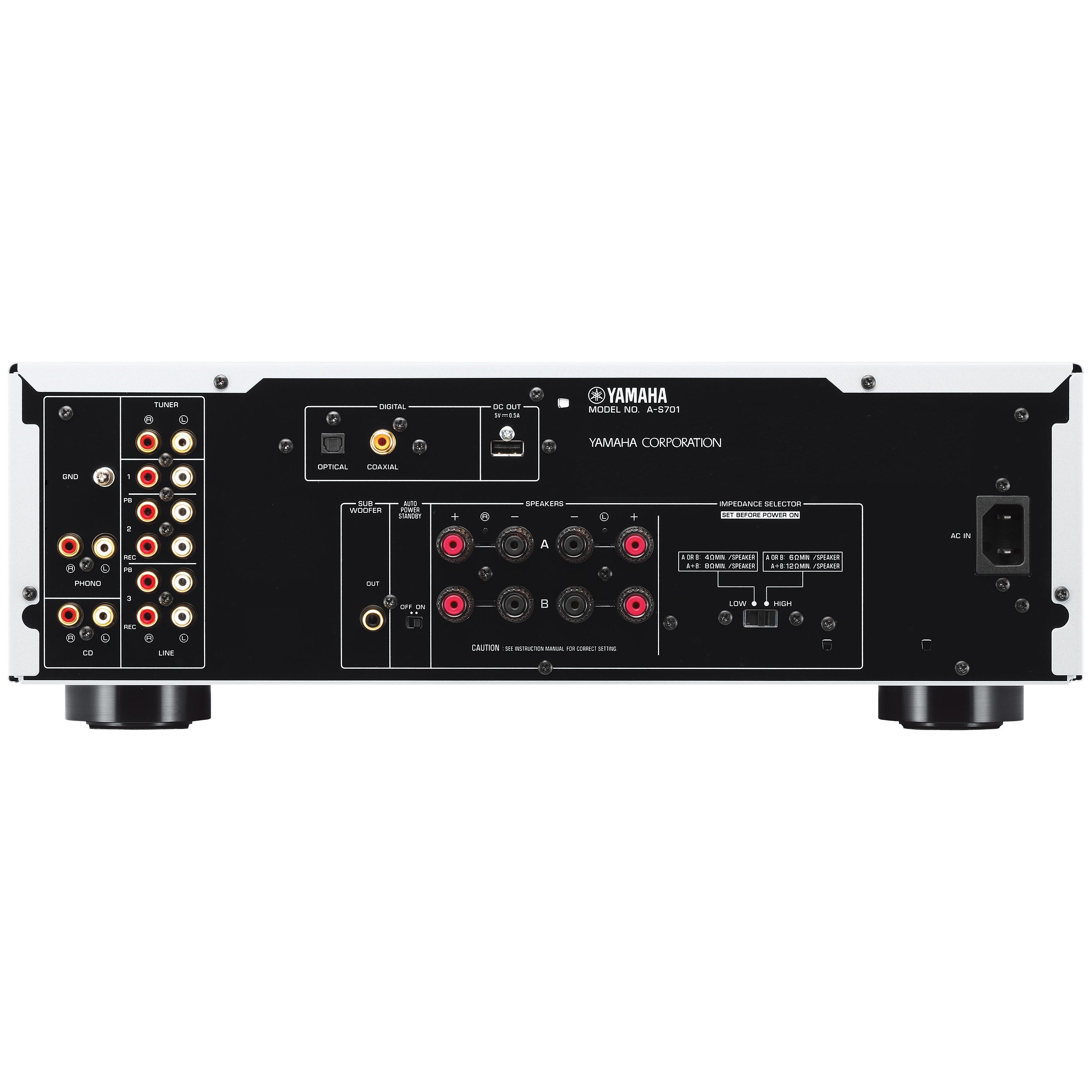 Yamaha A-S701 Integrated Amplifier (black)