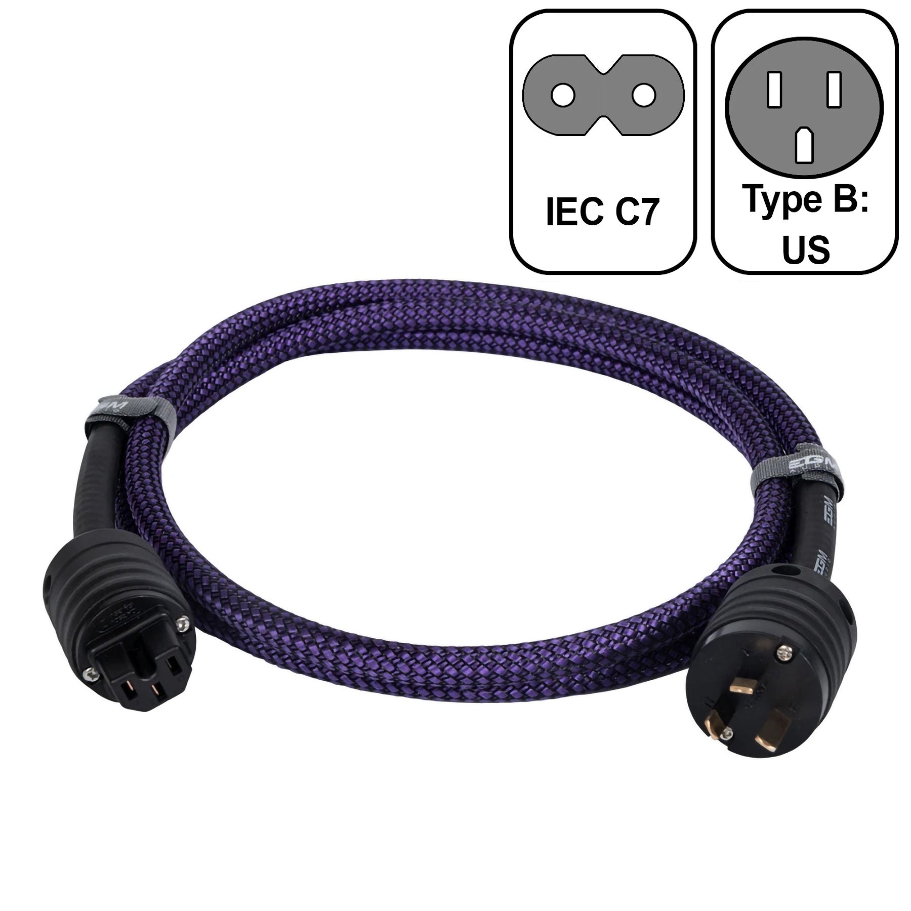 EGM Audio - Audio Power Cable - Amethyst