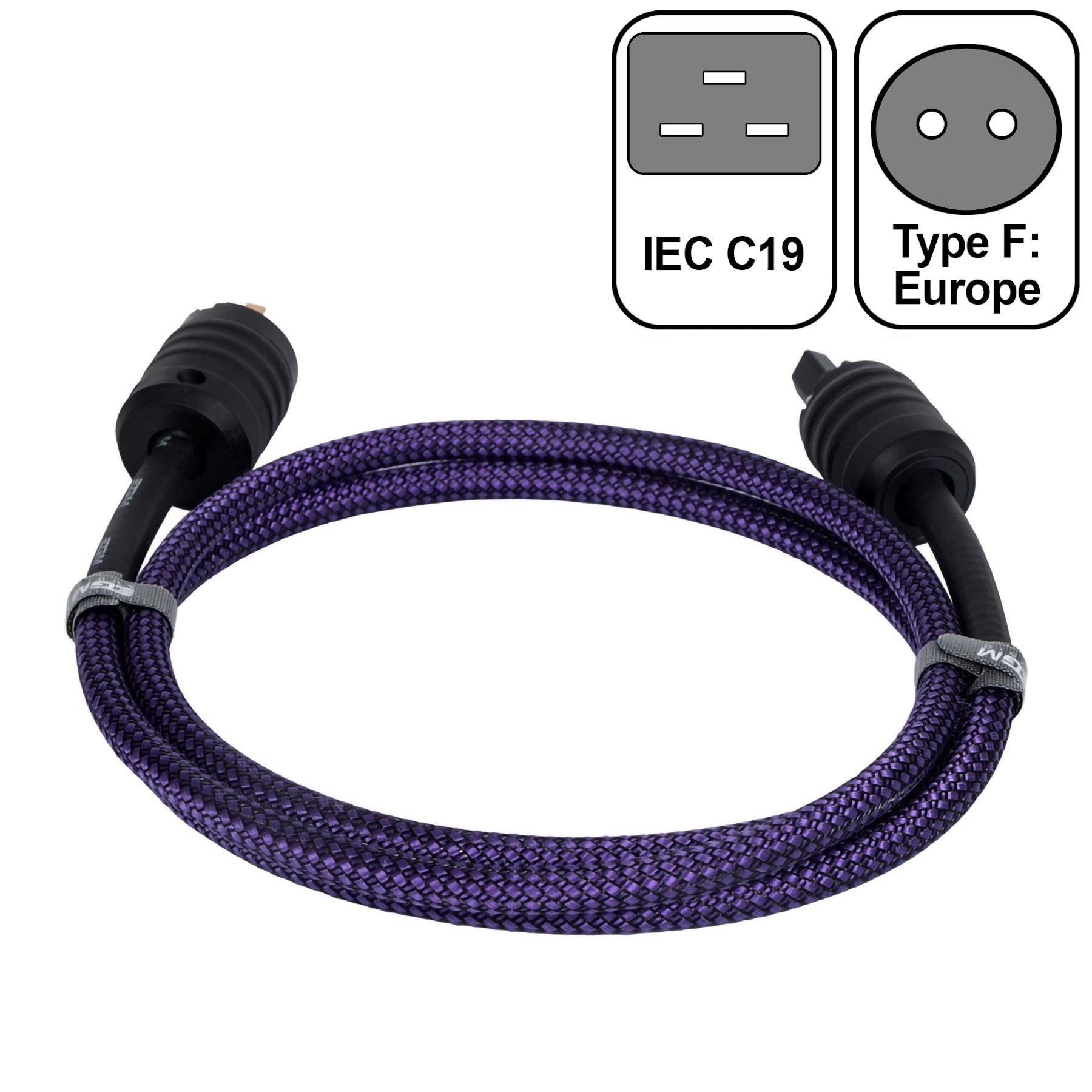 EGM Audio - Audio Power Cable - Amethyst