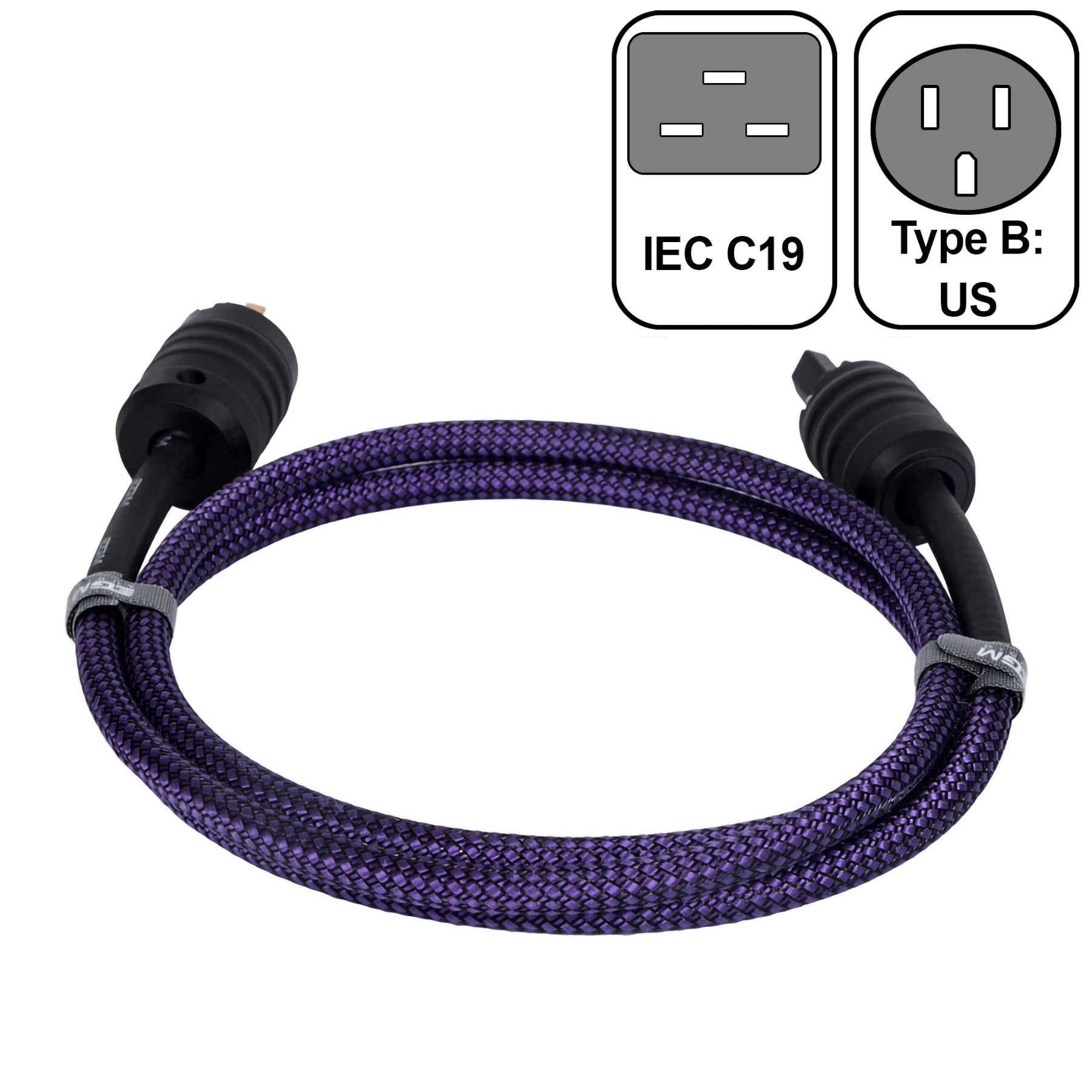 EGM Audio - Audio Power Cable - Amethyst