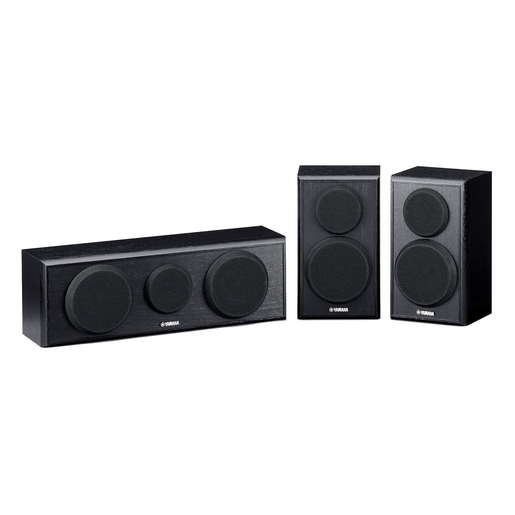 Yamaha NS-P150  Center and Two Surround Speakers Package HD Movie