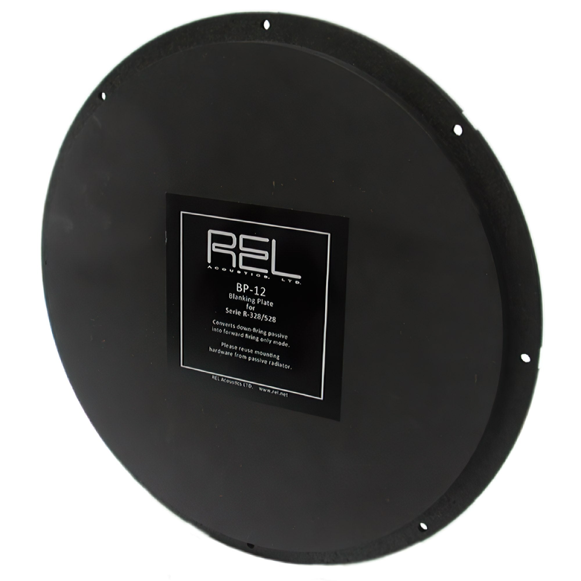 REL Acoustics BP-12 Blanking Plate for Down-firing Woofers in Discrete Installations
