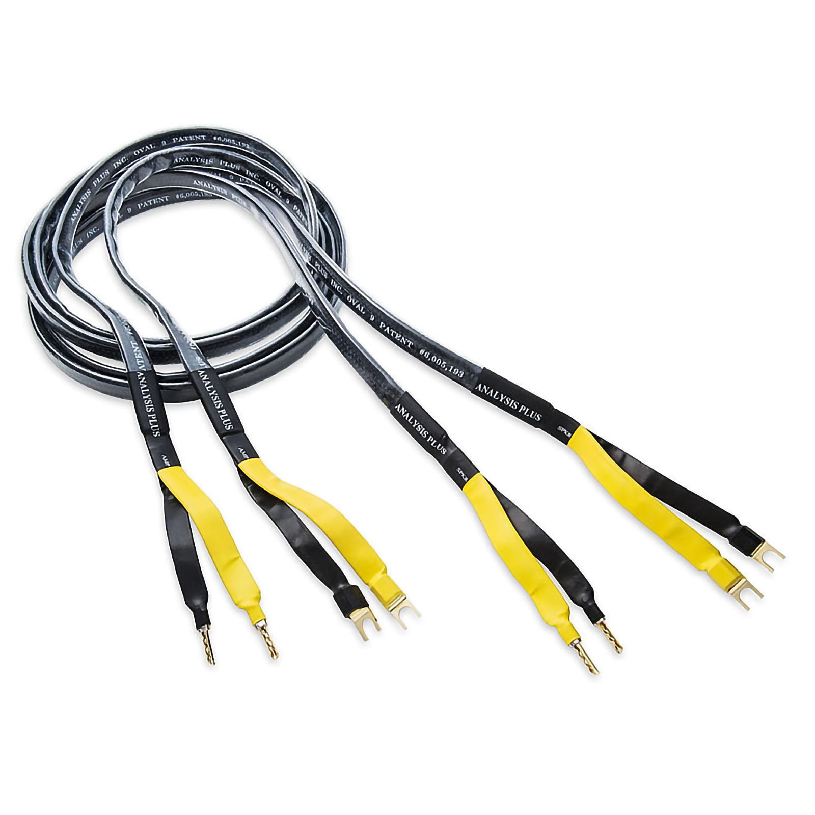 Analysis Plus  Black Mesh Oval 9 Speaker Cable